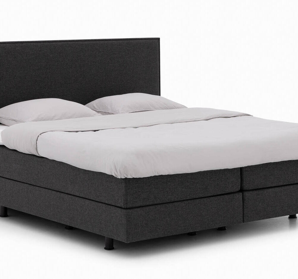 Goossens Boxspring Compleet Firenze Compleet, Vlak 140 x 200 cm box (=2x70cmx200cm) 2x matras gestoffeerd pocketvering, 1x matrastopper joy deluxe