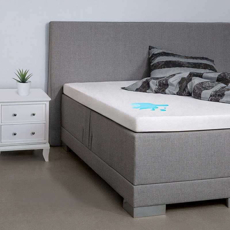 Molton Hoeslaken Katoen Waterdicht - 180x200 cm - Presence Matrasbeschermer - Dekbed-Discounter.nl