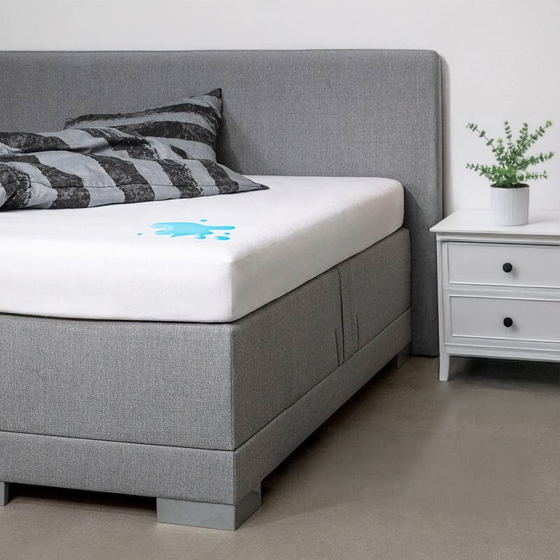 Molton Hoeslaken Katoen Waterdicht - 180x200 cm - Presence Matrasbeschermer - Dekbed-Discounter.nl