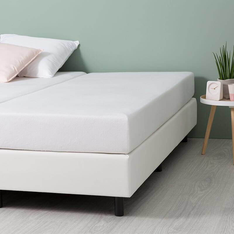Molton Hoeslaken Stretch - Standaard matras - 180x200 cm - Fresh and Co Matrasbeschermer - Dekbed-Discounter.nl