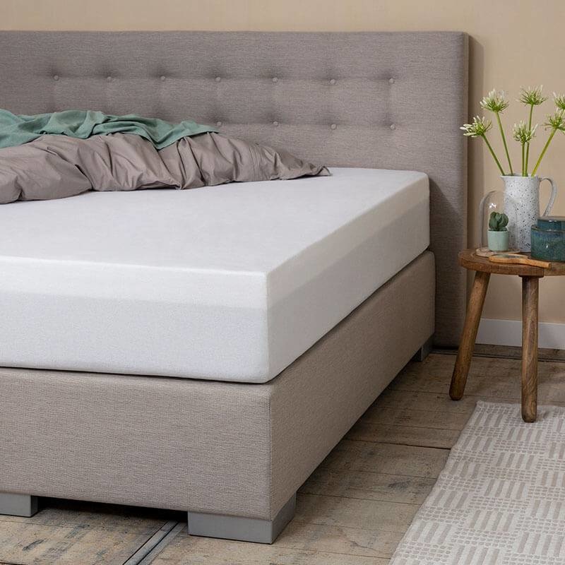 Molton Hoeslakens Luxe - 100% Katoen - Extra Hoog Matras - 180x200 cm - Presence Matrasbeschermer - Dekbed-Discounter.nl