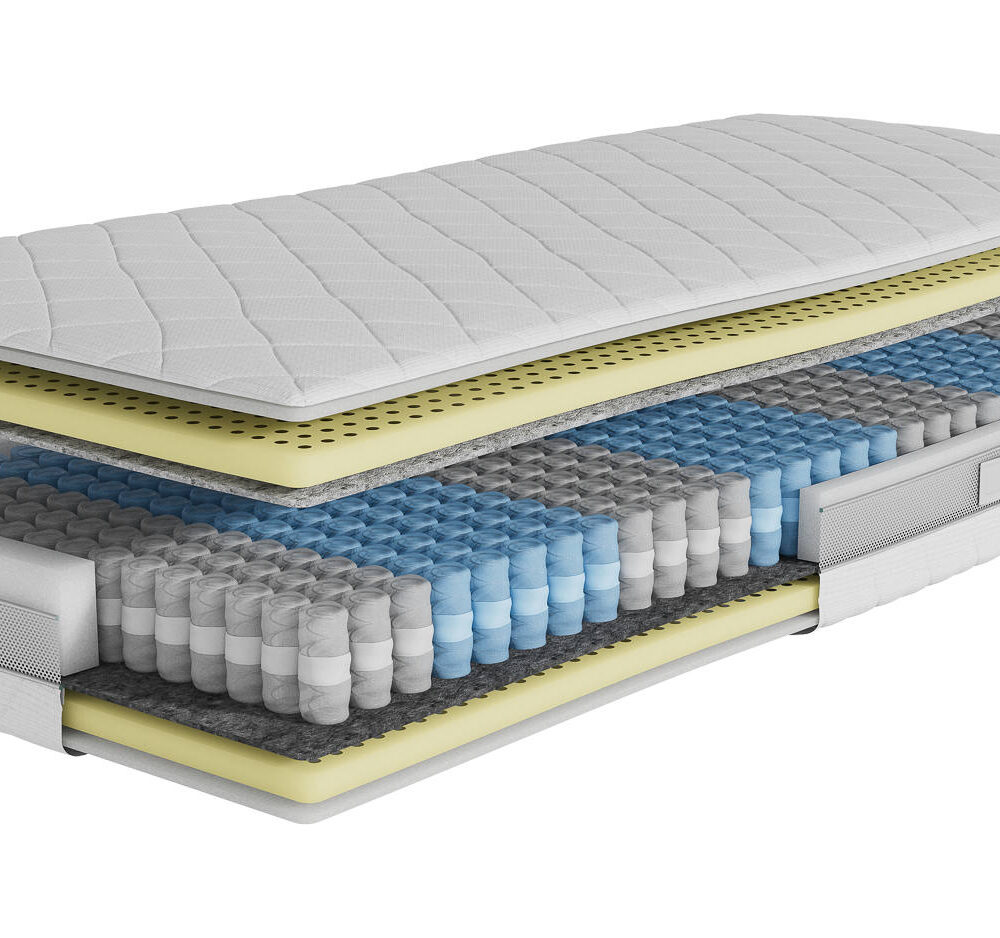 Goossens Basic Matras Shapes 2, 70 x 200 cm pocketvering