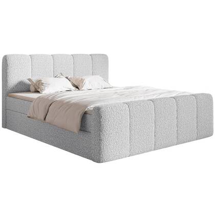 NADUVI Collection Boxspring Chloe 180x200 bouclé met opbergvak