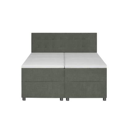 by fonQ Brene Boxspring met Opbergruimte - 160 x 200 cm - Mosgroen