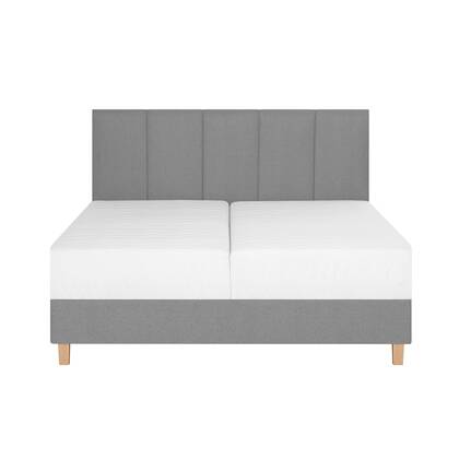by fonQ Fjora Boxspring met Opbergruimte 160 x 200 cm - Grijs
