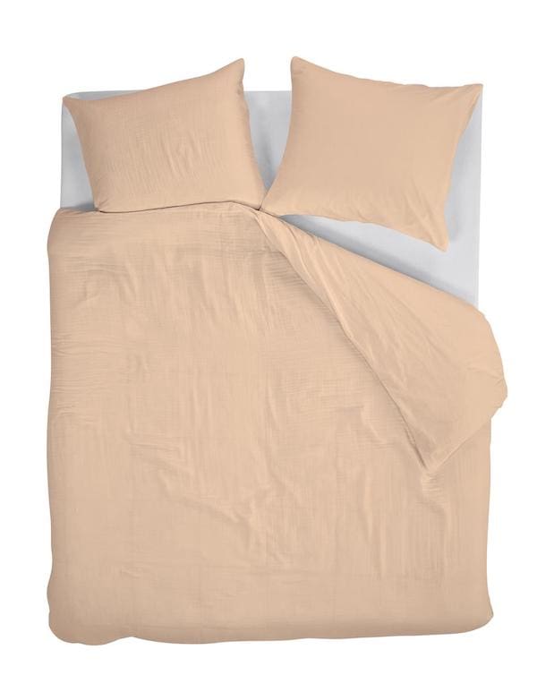 At Home by Beddinghouse Optimism Dekbedovertrek Nude At Home by Beddinghouse Optimism Dekbedovertrek Nude