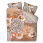 Dekbedovertrek Katoen Mandala Flower Patroon & Bloemen 140x200 Cm Cloud Nine - Dekbed-Discounter.nl