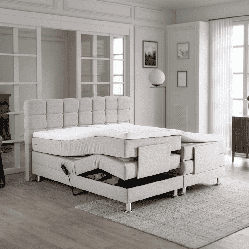 Elektrische Boxspring Arizona 160x200 Cm Elektrisch Verstelbaar Dreamhouse - Dekbed-Discounter.nl