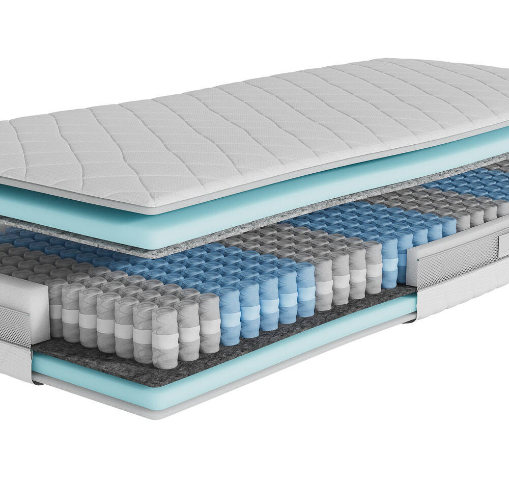 Goossens Basic Matras Shapes 1, 70 x 200 cm pocketvering