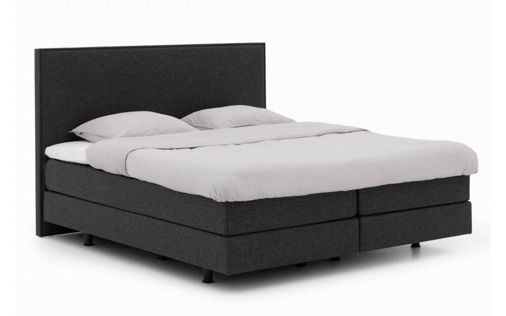Goossens Boxspring Compleet Firenze Compleet, Vlak 140 x 200 cm box (=2x70cmx200cm) 2x matras gestoffeerd pocketvering, 1x matrastopper joy deluxe