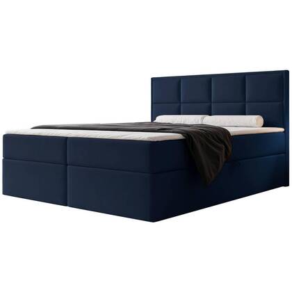 NADUVI Collection Boxspring Antonia velvet met opbergvak 180x200