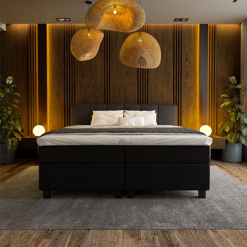 Boxspring Hotel Suite - Wide - Zwart - Dekbed-Discounter.nl