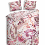 Dekbedovertrek Kina Katoen Satijn Bloemen 240x200 Cm Anti Allergie Heckett Lane - Dekbed-Discounter.nl