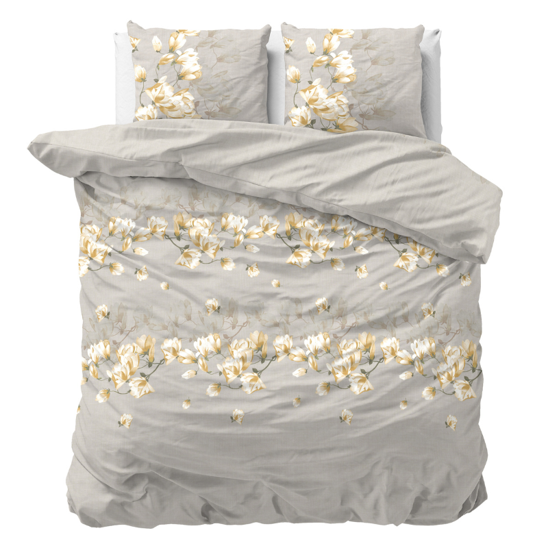 Dekbedovertrek Summer Flower Natuur 200x200 Cm Sleeptime - Dekbed-Discounter.nl