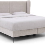 Goossens Boxspring Ease Classic Incl. Matras, Vlak 160 x 200 cm (=2x 80 x 200 cm) met hoofdbord + 2x matras shapes 1