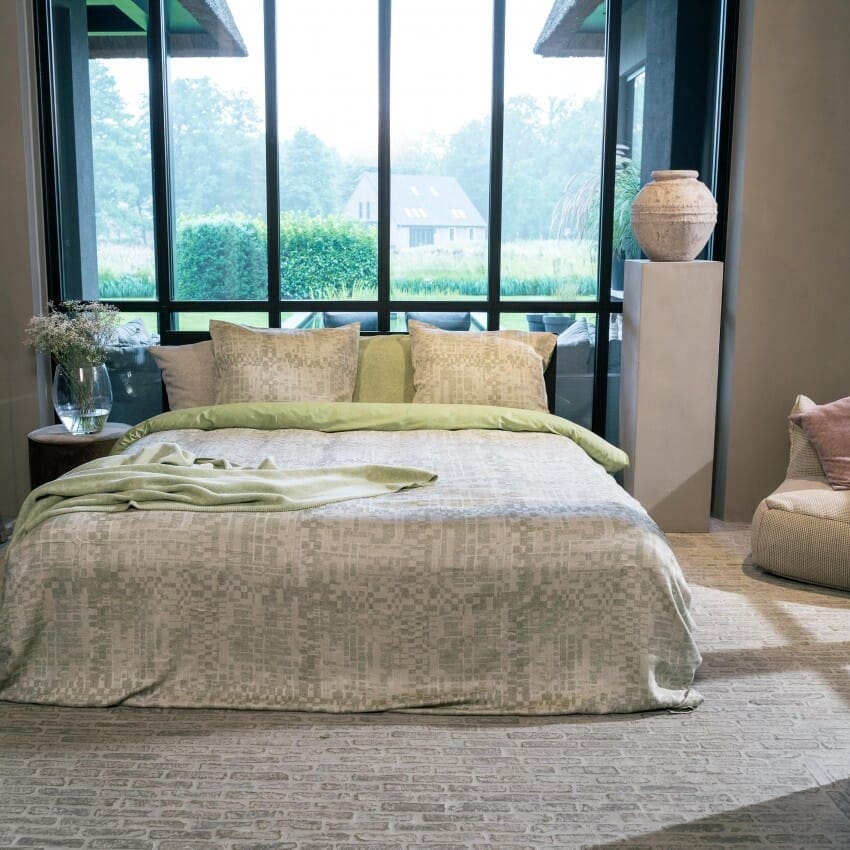 Kayori Setouchi Dekbedovertrek Groen