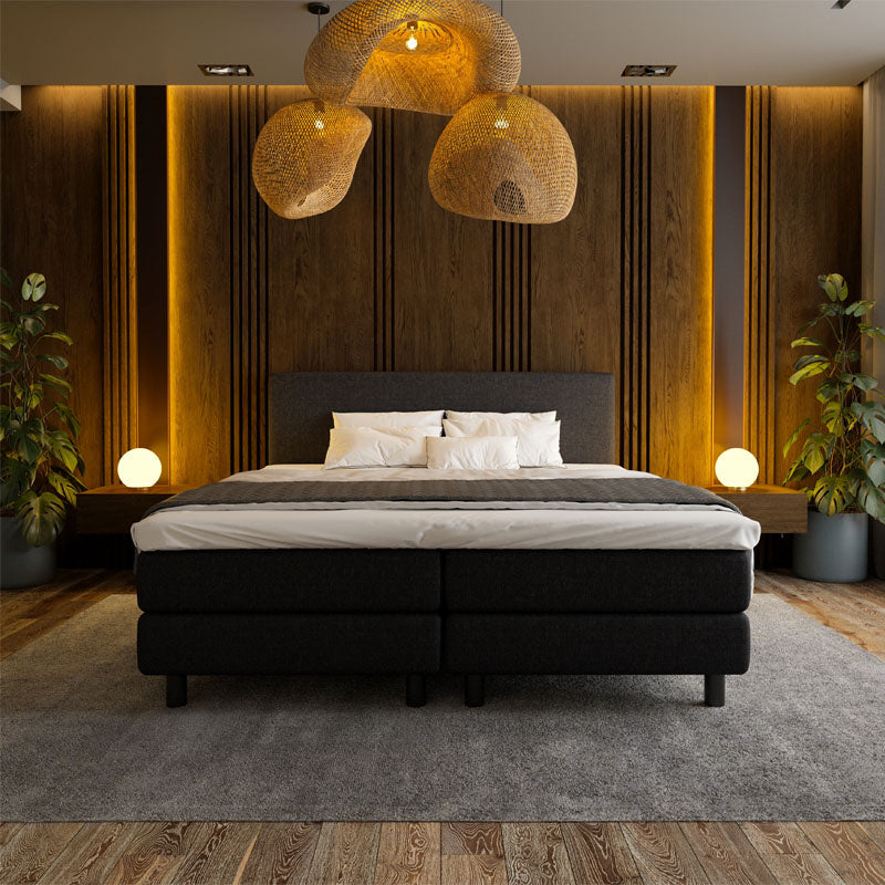 Leegverkoop Boxspring Hotel - Zwart - Dekbed-Discounter.nl