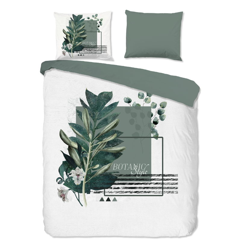 Dekbedovertrek Boho LitsJumeaux (240x220 Cm) Meerkleurig Microvezel Bloemen Pure - Overtrek - 240x220 Cm (Lits-Jumeaux) - Pure - Dekbed-Discounter.nl