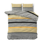 Dekbedovertrek Chezka - Eenpersoons (140x200 Cm) - Polyester-katoen - Patroon - Sleeptime - Dekbed-Discounter.nl