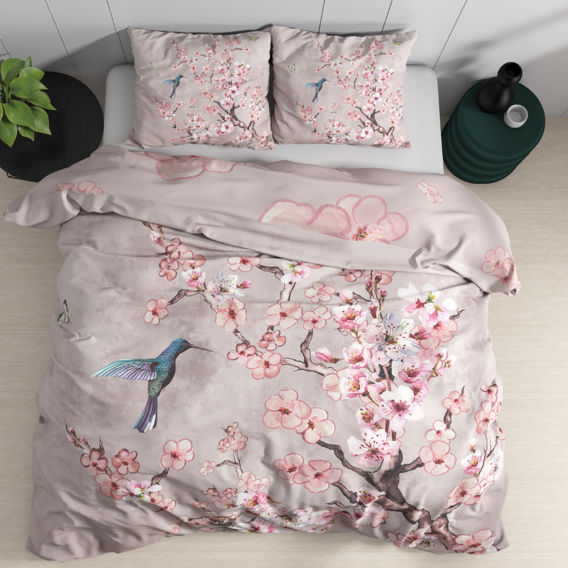 Dekbedovertrek Dieren & Bloemen & Natuur 200x200 Cm Ademend & Double Face & Drukknopen & Dubbele Instopstrook Dreamhouse - Dekbed-Discounter.nl