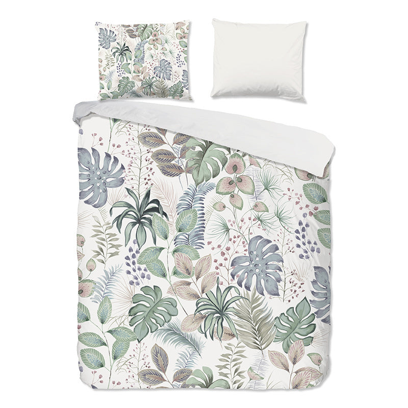 Dekbedovertrek Katoen Abel LitsJumeaux (240x220 Cm) Meerkleurig Katoen Bloemen Good Morning - Overtrek - 240x220 Cm (Lits-Jumeaux) - Good - Dekbed-Discounter.nl