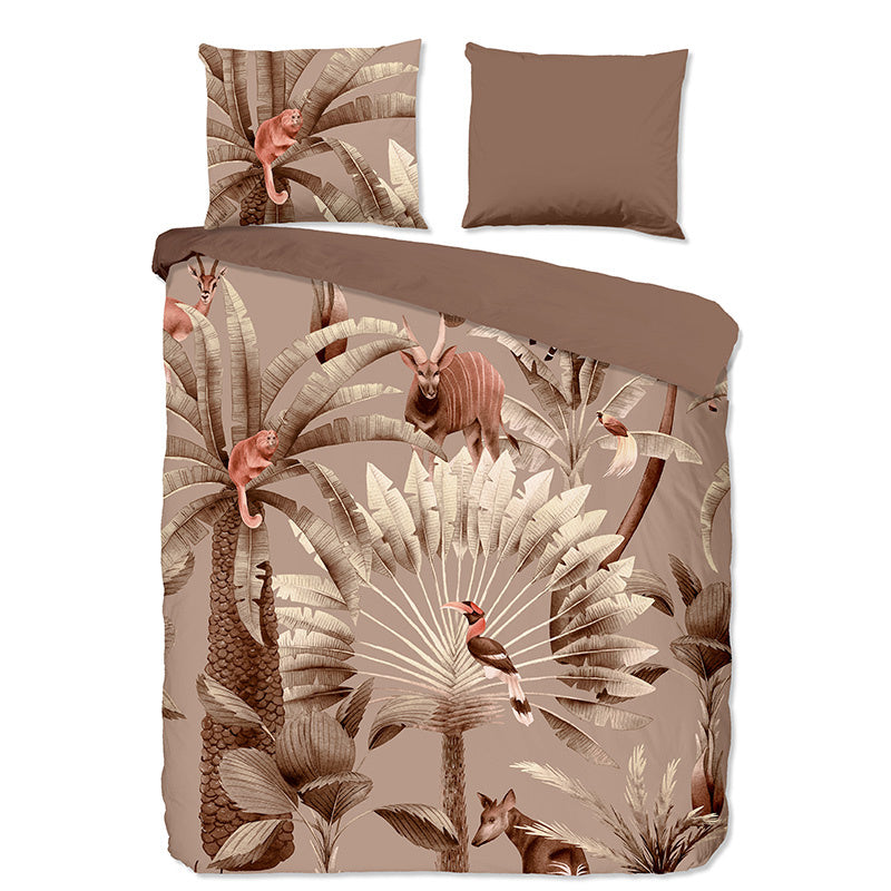 Dekbedovertrek Katoen Fuji LitsJumeaux (240x220 Cm) Meerkleurig Katoen Natuur & Dieren Good Morning - Overtrek - 240x220 Cm (Lits-Jumeaux) - - Dekbed-Discounter.nl