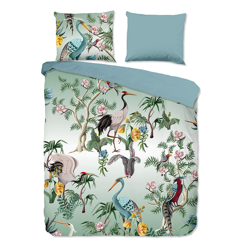 Dekbedovertrek Katoen Reeva Tweepersoons (200x200 Cm) Meerkleurig Katoen Natuur & Dieren Good Morning - Overtrek - 200x200 Cm (Tweepersoons) - - Dekbed-Discounter.nl