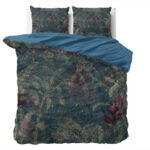 Dekbedovertrek Olya Eenpersoons (140x200 Cm) Blauw Microvezel Natuur Manilla - Overtrek - 140x200 Cm (Eenpersoons) - Manilla - Dekbed-Discounter.nl