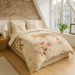 Dekbedovertrek Tiger Garden Tweepersoons (200x200 Cm) Beige Polyesterkatoen Natuur & Dieren Fresh And Co - Overtrek - 200x200 Cm (Tweepersoons) - - Dekbed-Discounter.nl