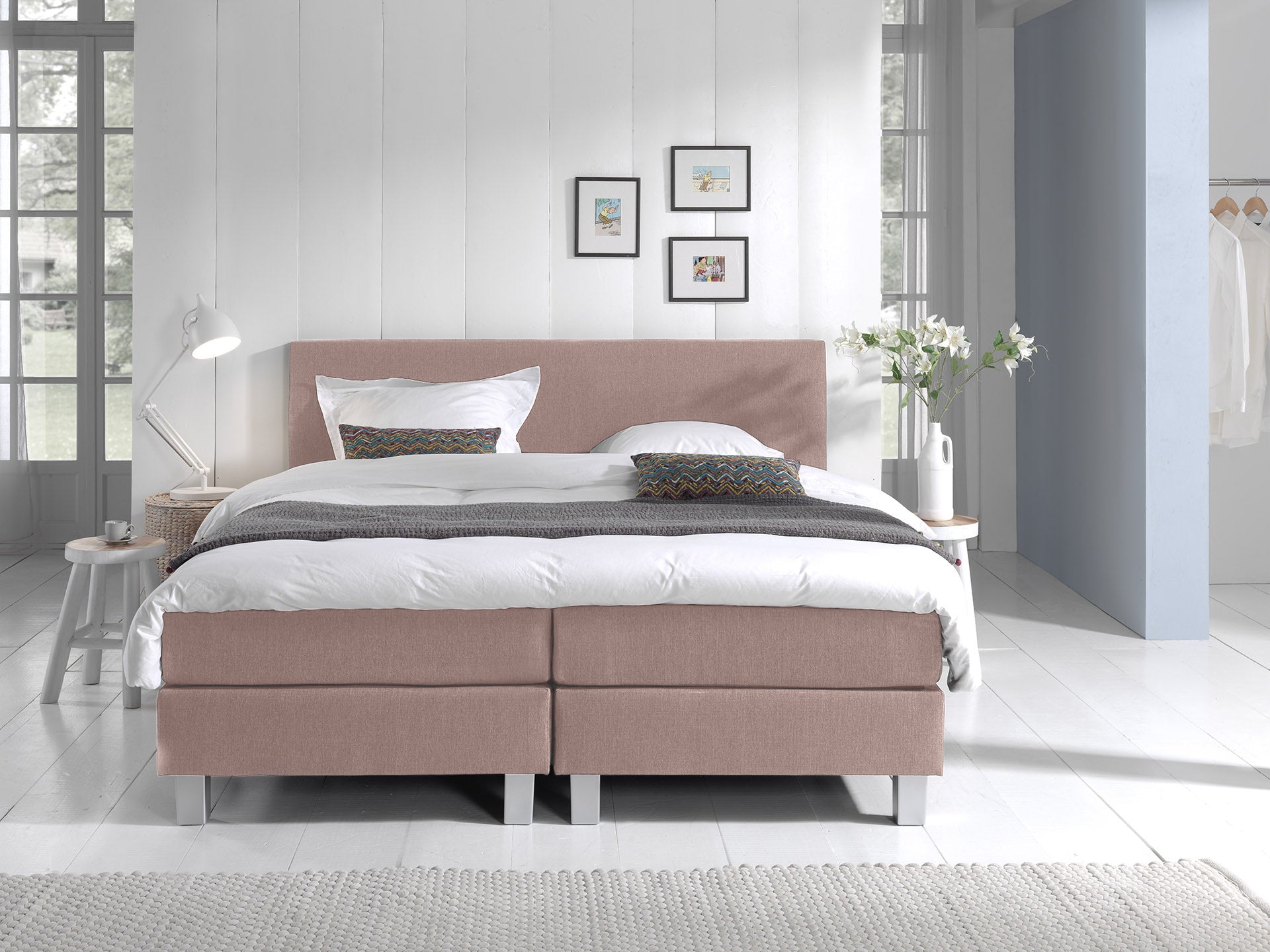 Dreamhouse - Falco Comfort Boxspring - Roze - 90 x 200 / zonder montage Dreamhouse - Falco Comfort Boxspring - Roze - 90 x 200 / zonder montage