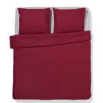 HEMA Dekbedovertrek 200x200/220cm zacht katoen rood (rood)