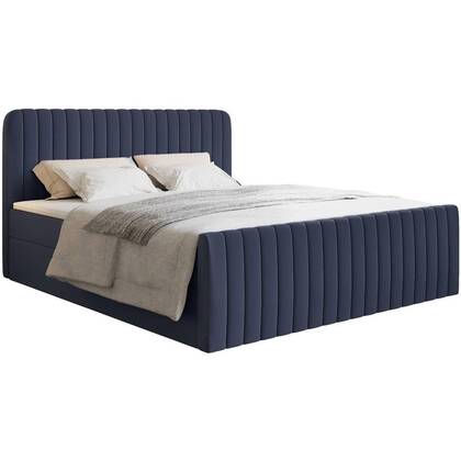 NADUVI Collection Boxspring Adrien chenille met opbergvak 140x200