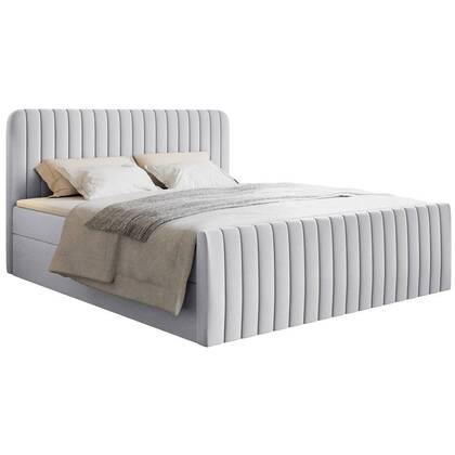 NADUVI Collection Boxspring Adrien chenille met opbergvak 200x200