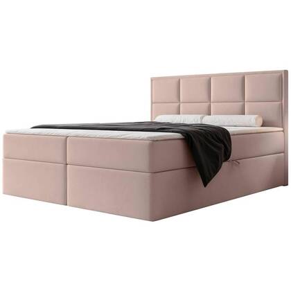NADUVI Collection Boxspring Antonia velvet met opbergvak 180x200