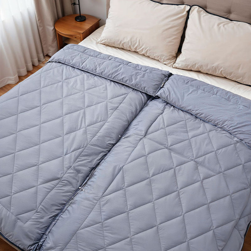 Wasbaar Dekbed Zonder Overtrek - Lazy PartnerDekbed Zonder Overtrek - Easy & All Season - 200x220 Cm (Tweepersoons) - Sleeptime 500 Gsm - Dekbed-Discounter.nl