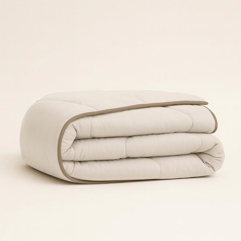 Wasbaar Easy Dekbed Zonder Overtrek - Zonder Overtrek Percale Katoen Off White - Exclusief Kussensloop - 200x200 Cm (Tweepersoons) - Zydante - Dekbed-Discounter.nl