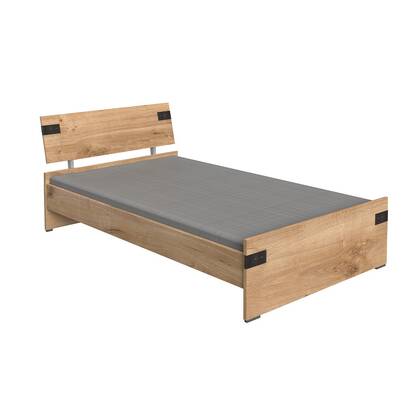 Calicosy - Bed 120 x 200 met set van 2 laden - H85 cm - Hout