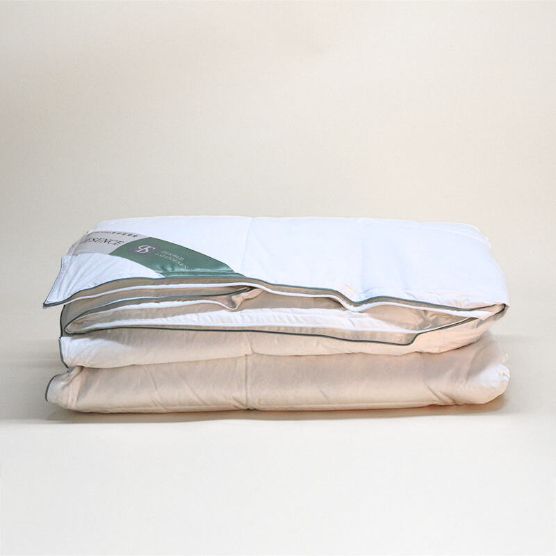 Dekbed Duurzaam Dons 4 Seizoenen - 4 Seizoenen & Zomer & Winter - 240x220 Cm (Lits-Jumeaux) - Presence 275 Gr Per M² (175 Gr + 100 Gr) - Dekbed-Discounter.nl