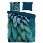 Dekbedovertrek Heather Tweepersoons (200x200 Cm) Meerkleurig & Groen Microvezel Natuur Pure - Overtrek - 200x200 Cm (Tweepersoons) - Pure - Dekbed-Discounter.nl