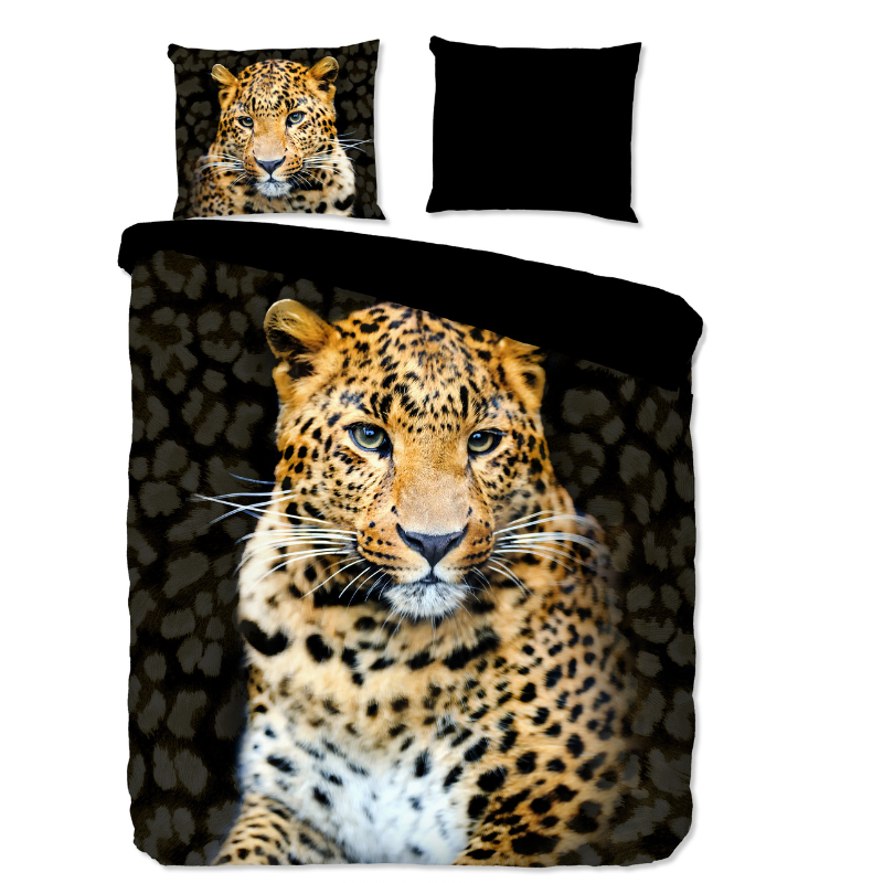 Dekbedovertrek Rayan - Tweepersoons (200x200 Cm) - Meerkleurig Microvezel - Dieren - Pure - Dekbed-Discounter.nl