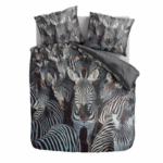 Dekbedovertrek - Savanna Stripes - Lits-Jumeaux (240x220 Cm) - Meerkleurig Microvezel - - Zydante - Dekbed-Discounter.nl