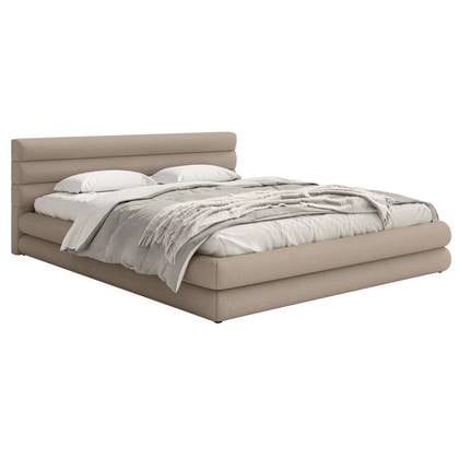 NADUVI Collection Gestoffeerd bed Alvaro chenille 140 x 200 met