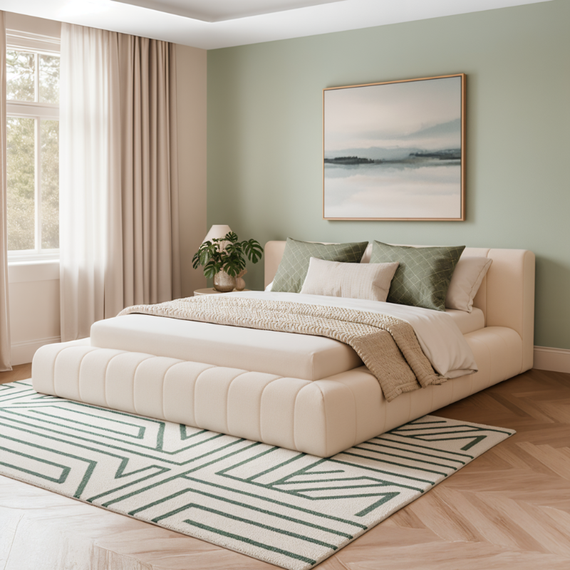 Sale: -25% | Boxspring Amour Iconic Teddy - Crème - Dekbed-Discounter.nl