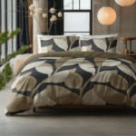 Sale: -40% | Dekbedovertrek Katoen - Graphic Garden - Lits-Jumeaux (240x220 Cm) - Katoen - - Sleeptime Pure - Dekbed-Discounter.nl