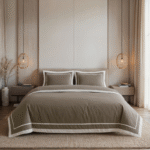 Tot -60% | Dekbedovertrek Strepen 140x200 Cm Ademend & Drukknopen Dreamhouse - Dekbed-Discounter.nl