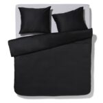 HEMA HEMA Dekbedovertrek 200x200/220cm Satijn Zwart (zwart)