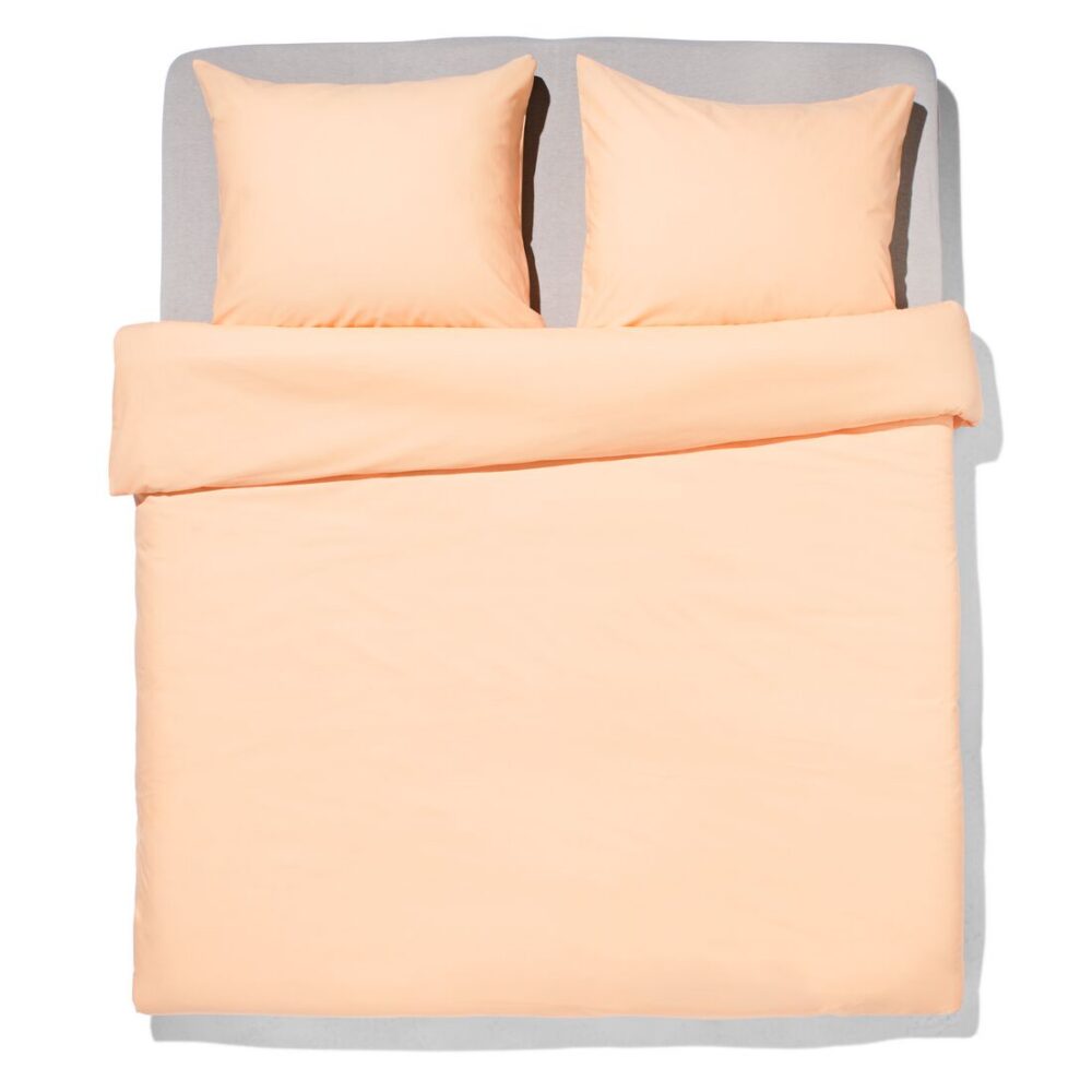 HEMA HEMA Dekbedovertrek 200x200/220cm Zacht Katoen Perzik (perzik)