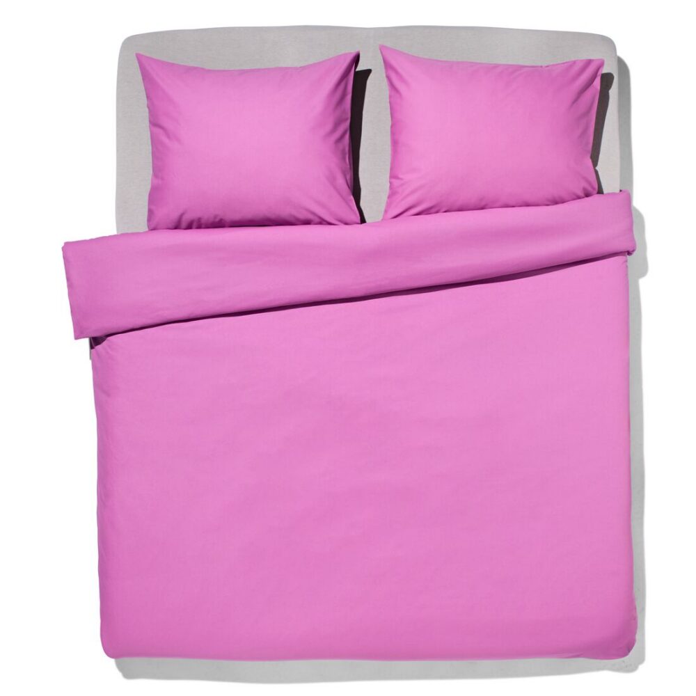 HEMA HEMA Dekbedovertrek 200x200/220cm Zacht Katoen Violet (violet paars)