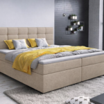 OP=OP Opberg Boxspring Glory - 160 x 200 Velvet Beige