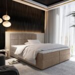 OP=OP Opberg Boxspring Levi 180 x 210 Beige